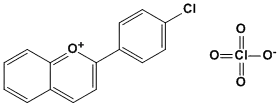 Molecular Structure of 49858-92-6 (1-Benzopyrylium, 2-(4-chlorophenyl)-, perchlorate)